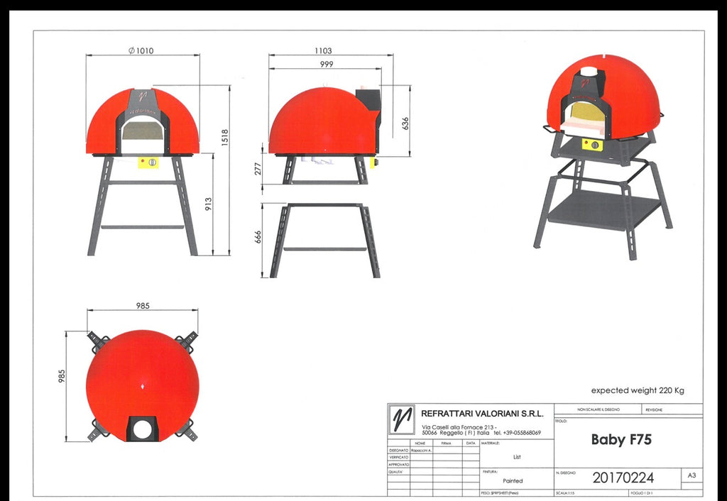 Valoriani baby 75