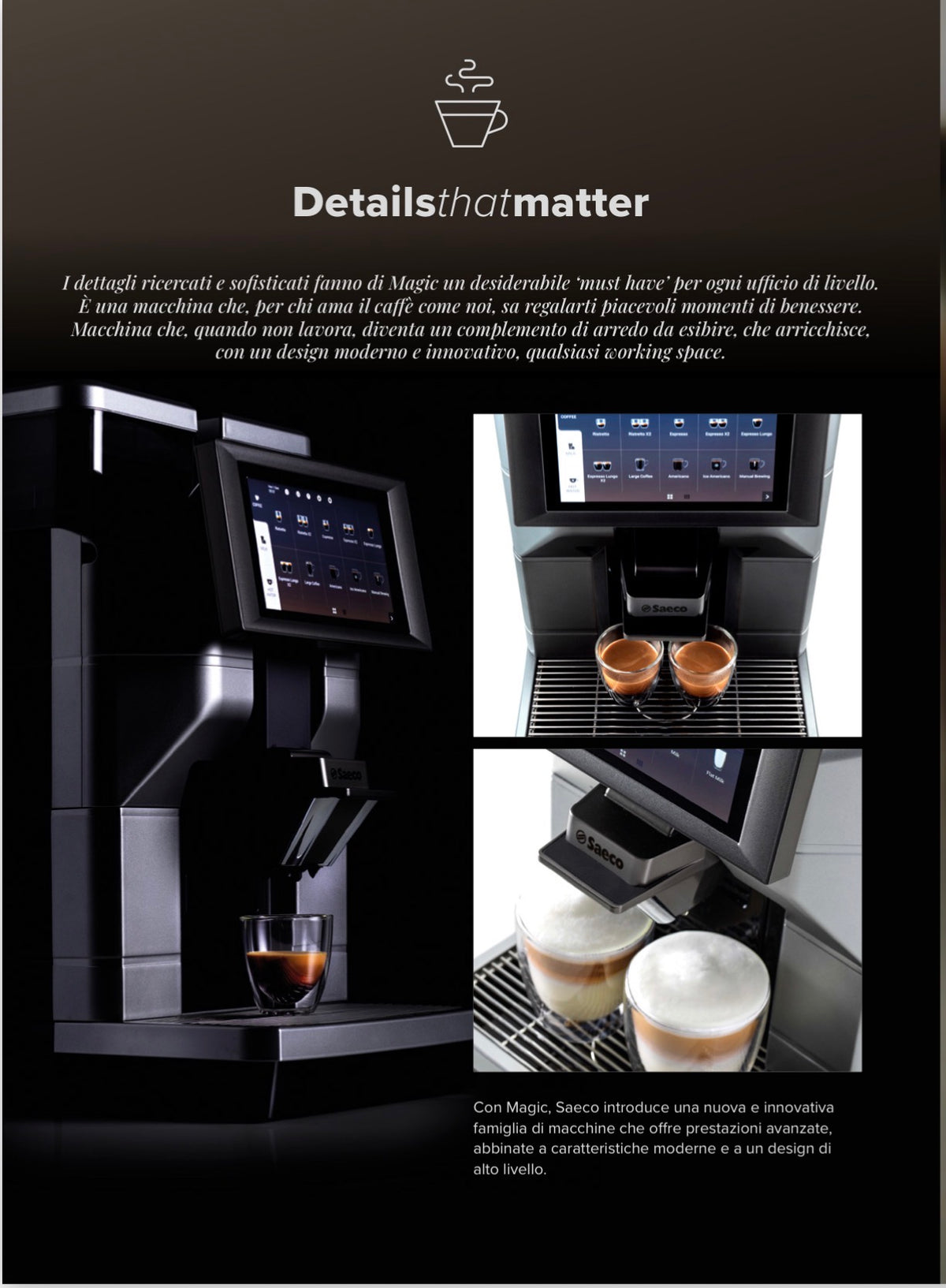 Saeco magic M1 120V